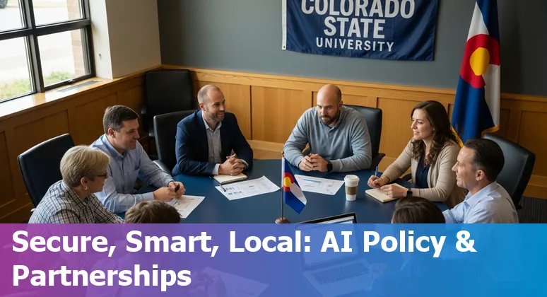 Fort Collins, Colorado government AI planning meeting with CSU collaboration and cyber guidance in 2025