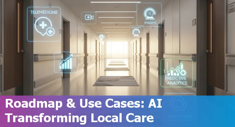 Doctors and AI dashboard in Fort Lauderdale hospital, Florida, 2025
