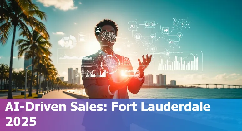 Fort Lauderdale, Florida sales professional using AI tools on a laptop in 2025
