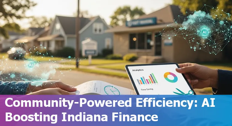 Fort Wayne, Indiana financial team using AI dashboard to cut costs and boost efficiency