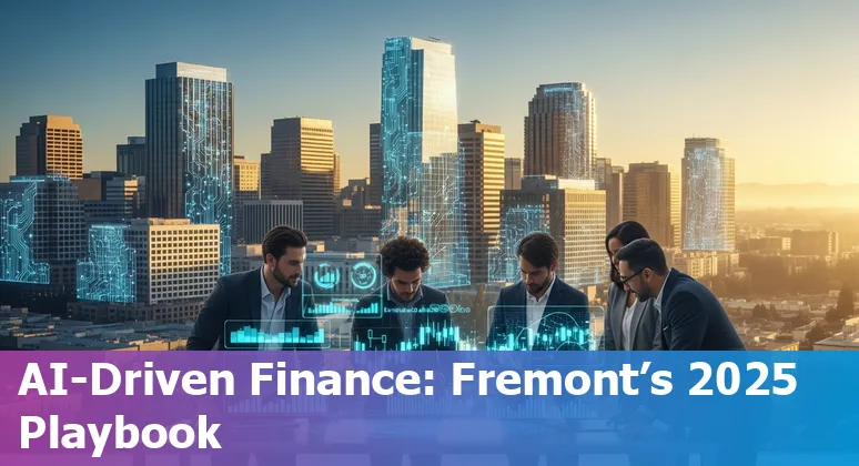 Financial services AI strategy meeting in Fremont, California with local vendors and education partners