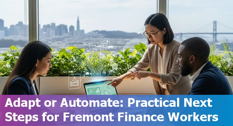 Fremont financial-services workers using AI tools while training for new skills