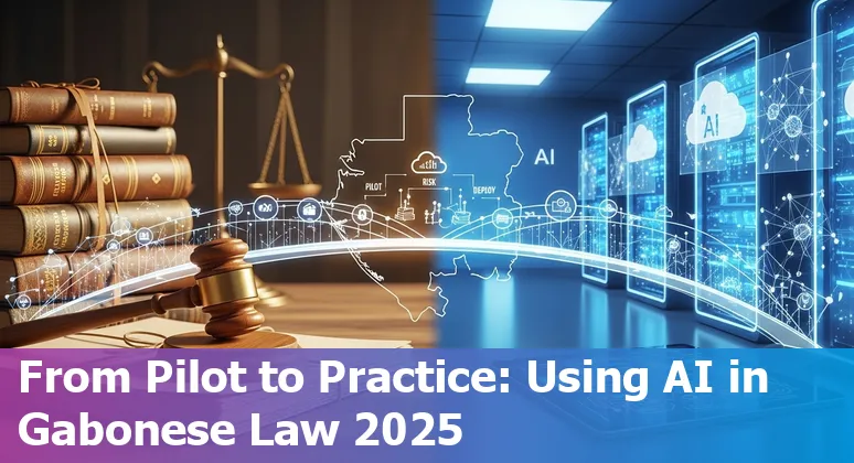 Legal professional using AI tools for contracts and research in Gabon in 2025