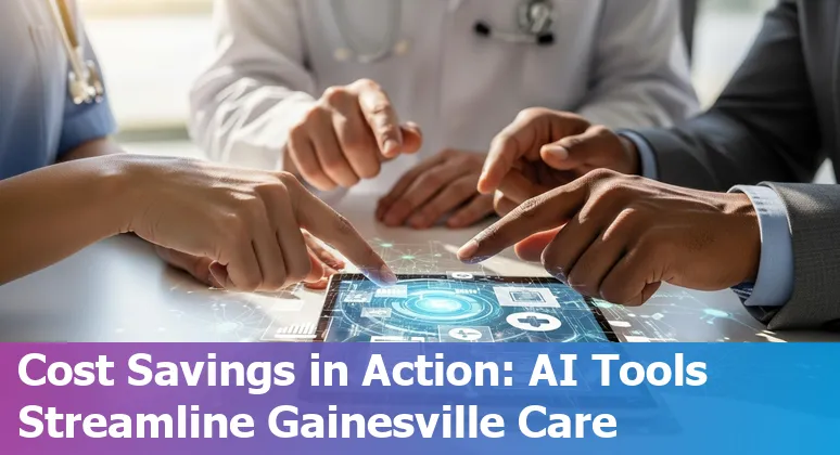 Gainesville, FL healthcare team reviewing AI-powered digital twin and imaging dashboards at University of Florida