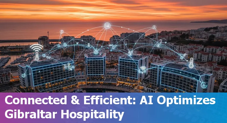 Hotel staff using an AI operations dashboard in Gibraltar to cut costs and improve efficiency
