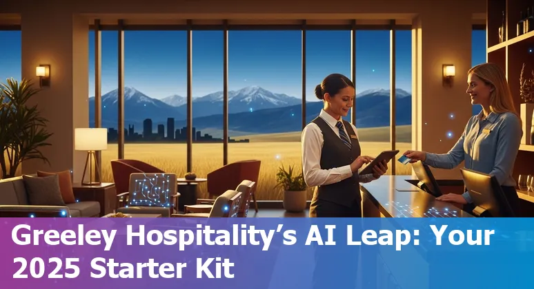 Hotel front desk using AI tools in Greeley, Colorado — hospitality technology and compliance in 2025