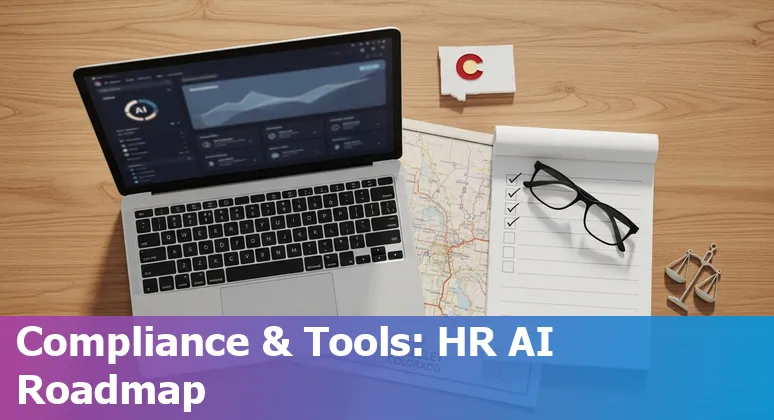 HR professional using AI tools in Greeley, Colorado, US office setting