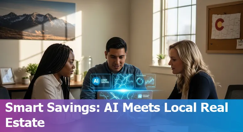 Greeley Colorado real estate team using AI tools on laptop to cut costs and improve efficiency in Colorado, US