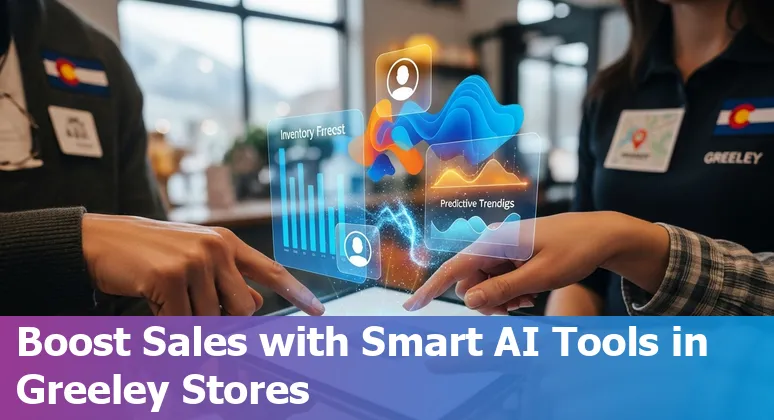 Retail AI illustration showing a store using AI tools in Greeley, Colorado in 2025