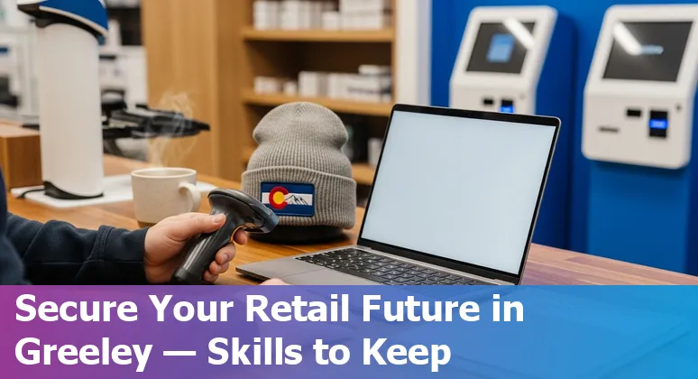 Retail workers in Greeley learning AI tools and upskilling at a community training session
