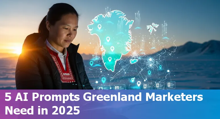 Greenland marketing team using AI prompts for campaign localization, privacy-first forms, CRM segmentation, crisis response, and scenario planning.
