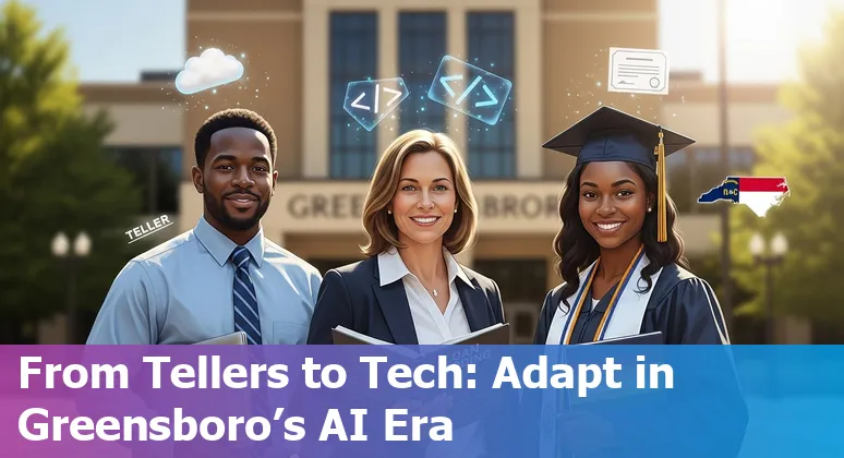 Greensboro financial workers adapting to AI: training, upskilling, and automation in local offices.