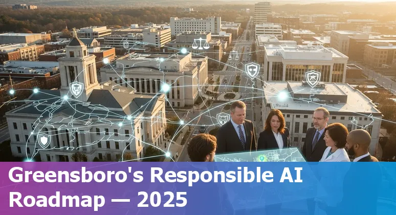 City of Greensboro, NC government staff discussing AI adoption and NCDIT framework in North Carolina.