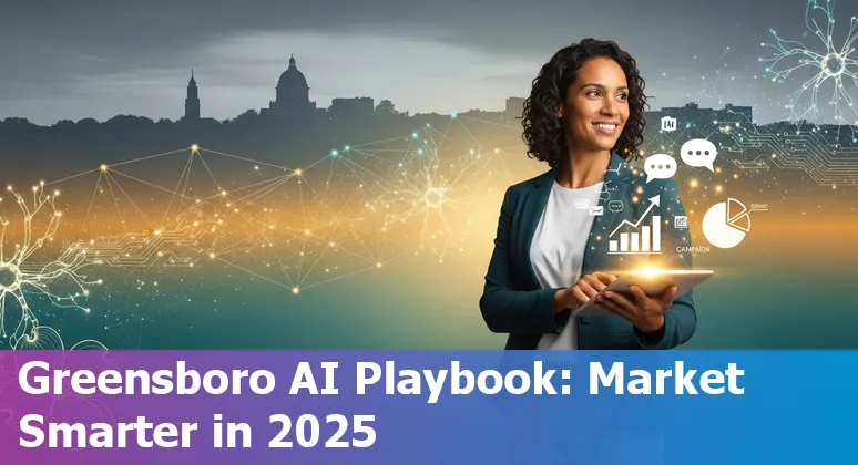 Greensboro, North Carolina marketing team planning AI projects with UNCG and GTCC resources in 2025
