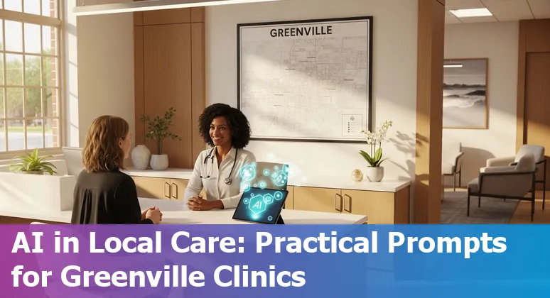 Healthcare providers in Greenville, NC using AI tools for diagnostics, scheduling, and patient follow-up.