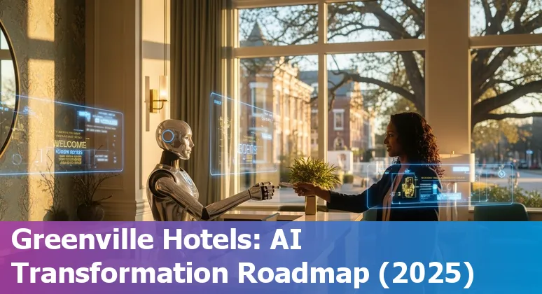 Hotel staff using AI dashboard in Greenville, North Carolina to manage guest messaging and energy systems