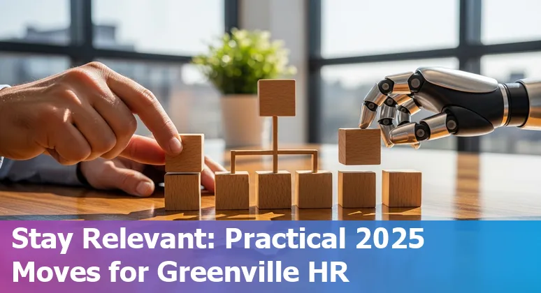 HR team discussing AI adoption in Greenville, North Carolina office, 2025