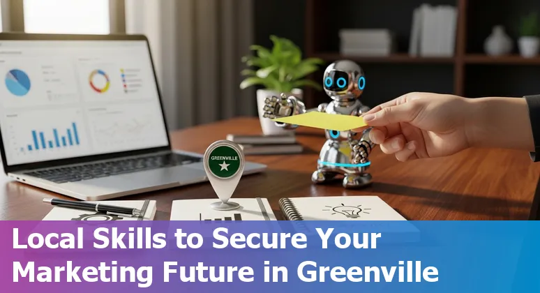 Greenville, North Carolina marketer using AI tools — plan for jobs and upskilling in Greenville, NC in 2025