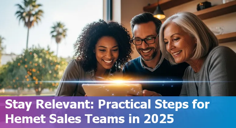 Hemet, California salesperson using AI tools in 2025 to augment sales tasks
