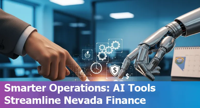Financial services team using AI dashboard in Henderson, Nevada, US