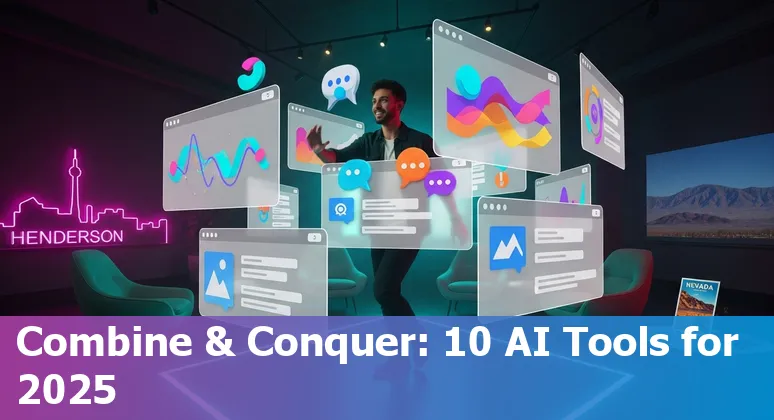 Collage of AI marketing tools logos like Jasper, MarketMuse, ManyChat, SurferSEO, SEMRush, Grammarly, HubSpot, Phrasee, Acrolinx.