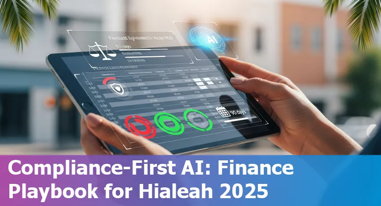 Finance professional using AI tools for accounting and compliance in Hialeah, Florida.