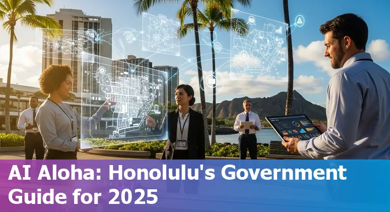 AI in Honolulu, Hawaii 2025: government, UH, and AI conferences skyline image
