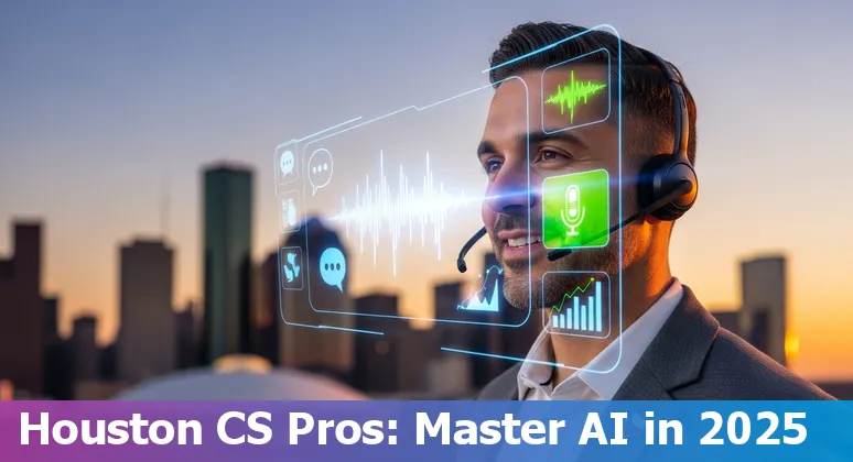 Houston, Texas customer service team using AI tools and local vendors like COBAIT in 2025