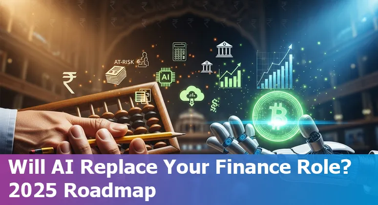 Finance professionals in India using AI tools for analysis and client advisory, symbolizing job transformation in India