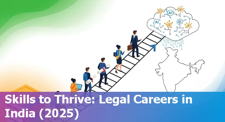 Indian law office with AI tools on screen showing legal research and contract drafts in India, 2025