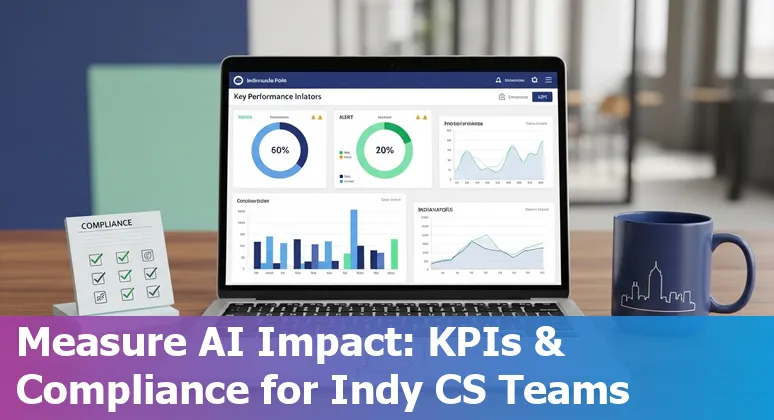 Customer service agent using AI tools in Indianapolis, Indiana, US