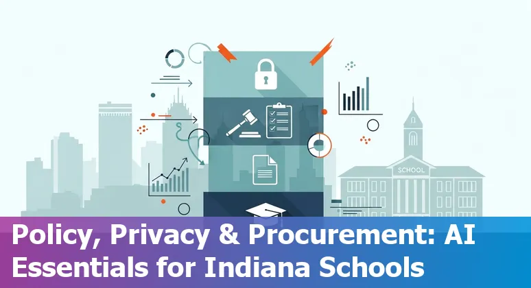 Students and educators using AI tools in an Indianapolis, Indiana classroom in 2025