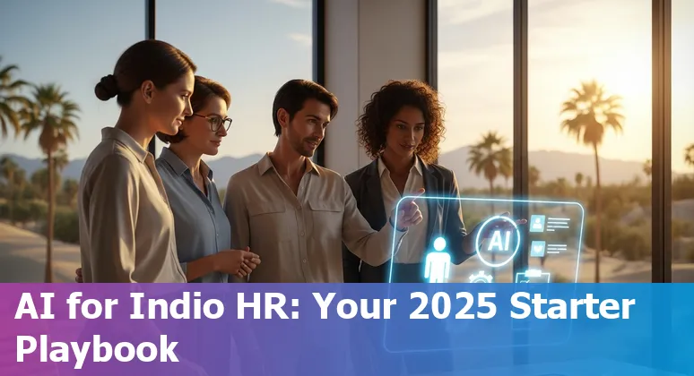 HR professional using AI tools in an Indio, California office in 2025 - training, prompts, and compliance guidance
