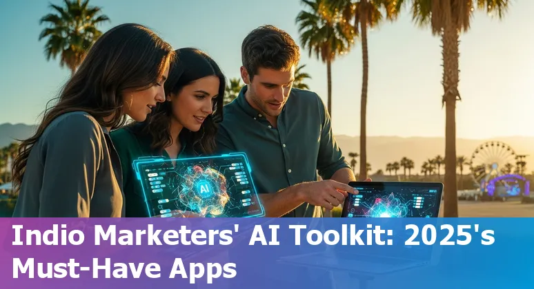 Collage of AI marketing tools logos like ChatGPT, Jasper, Notion, Synthesia, Runway, Midjourney, Hugging Face, UiPath, Sprout Social and Brevo