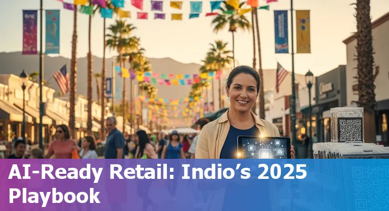 Indio, California retail storefront using AI tools for Coachella weekend inventory and personalized customer service in 2025