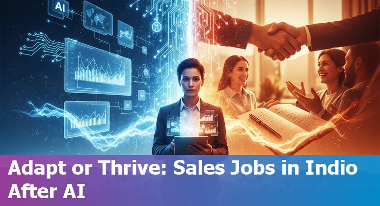 Indio, California sales team using AI tools on laptops, illustrating AI and sales jobs in Indio, CA in 2025
