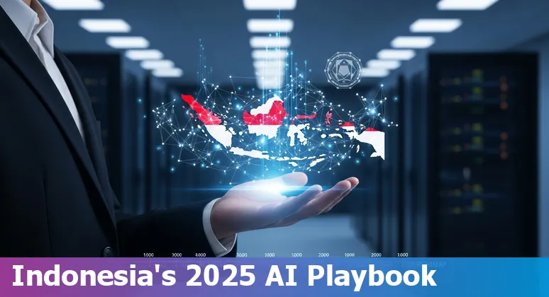 Illustration of AI adoption in the Indonesian government 2025 roadmap, ethics and public-sector use-cases in Indonesia