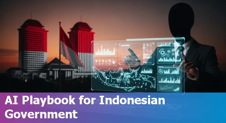 Government officials using AI chatbots and dashboards for public services in Indonesia