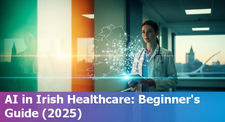 AI in healthcare in Ireland 2025: clinician and AI interface in an Irish hospital setting