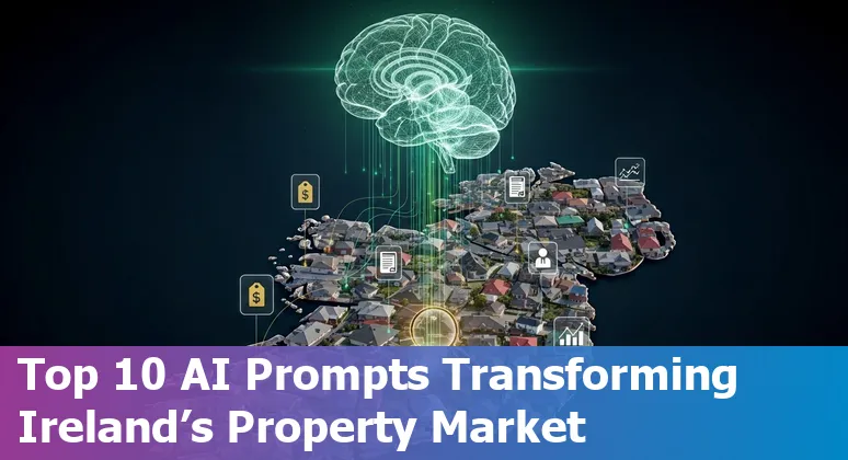 Agent using AI tools to generate property listings and manage tenants on a map of Ireland