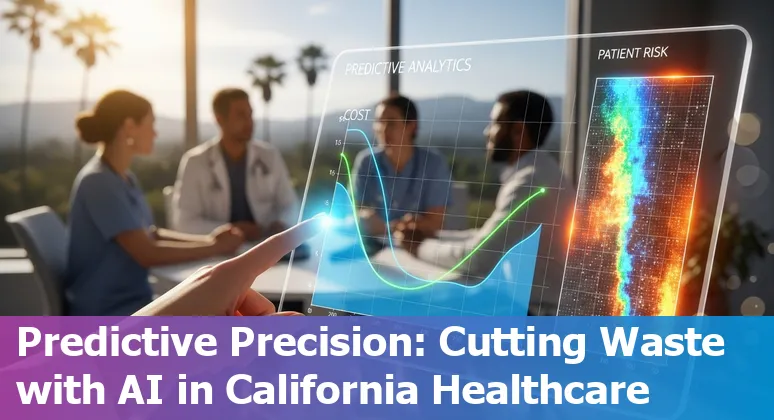 Healthcare team using AI tools at a clinic in Irvine, California, US to cut costs and improve efficiency