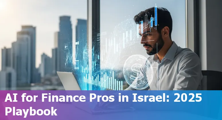 Finance professional using AI dashboard in Israel, 2025