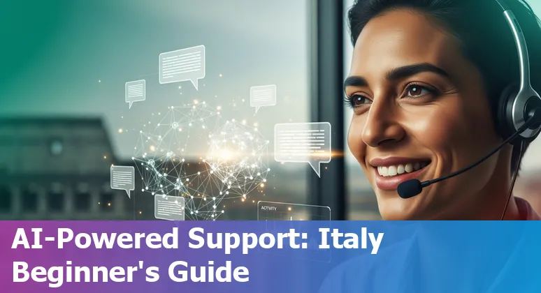 Diagram of AI customer service workflow and compliance checklist for Italy in 2025