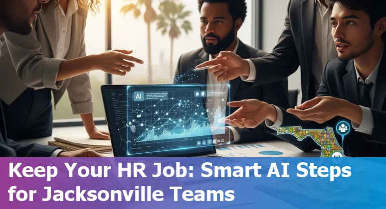 Jacksonville, Florida HR team discussing AI adoption and event staffing near VyStar Veterans Memorial Arena in Jacksonville, Florida