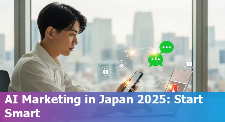 Illustration of AI marketing tools and platforms for marketing professionals in Japan (2025)
