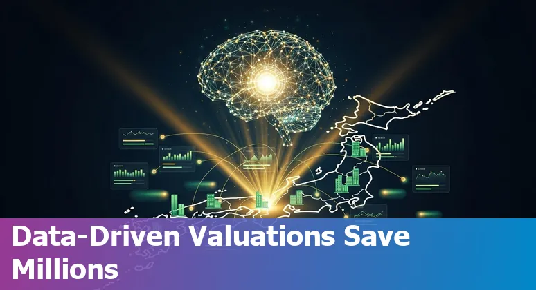 AI-powered real estate dashboard showing contracts, IoT sensors and analytics for Japan