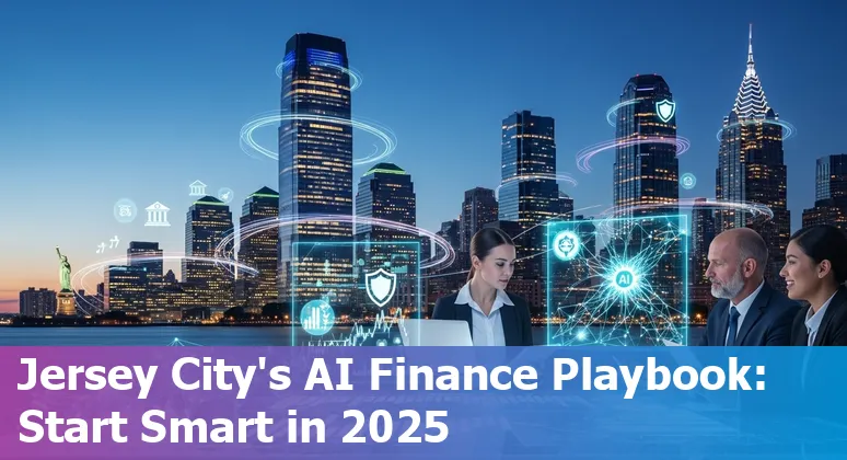 AI in financial services in Jersey City, New Jersey 2025 — fintech, regulation, and training graphic
