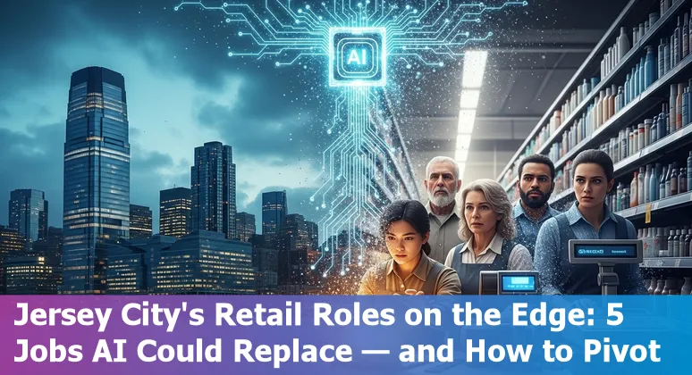 Jersey City retail workers adapting to AI: self-checkout, chatbots, warehouse robots, and training resources