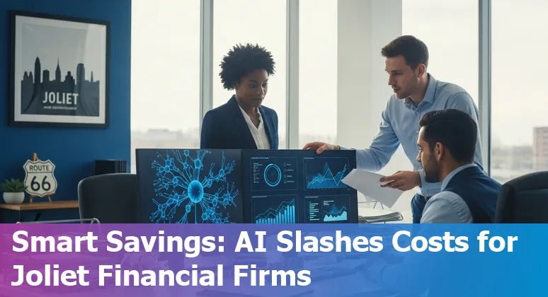 Financial services team using AI tools to cut costs and improve efficiency in Joliet, Illinois, US