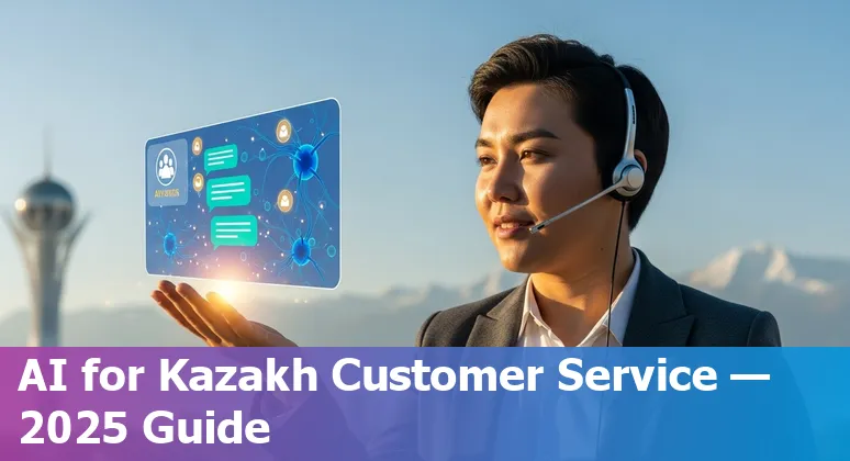 Customer service team using AI tools in Kazakhstan, 2025